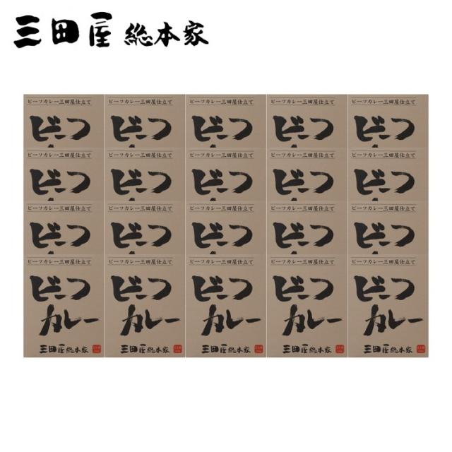 父の日 お中元 【個別専用】三田屋総本家 ビーフカレー20食 カレー ギフト 産直 ご当地グルメ 熨斗 贈り物 のし対応 (代引不可)【送料無料】