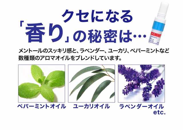 ノーズミント(nosemint)5個セット 爽快 すっきり 日本正規品 受験 勉強