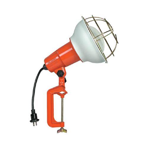 ハタヤ 防雨型作業灯 リフレクターランプ200W 100V接地付5m バイス付 RE205K(代引き不可)【送料無料】