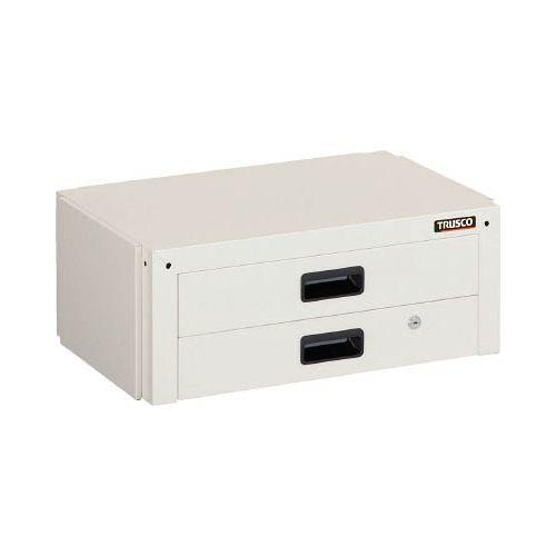 TRUSCO ツールワゴン ドルフィン用引出 2段 600X400 W色 DLWS64XW(代引き不可)【送料無料】の通販は
