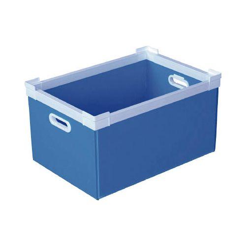 KUNIMORI プラダン NSコンテナ 40L(SWコーナー)ライトブルー 78102NS40LLB(代引き不可)【送料無料】