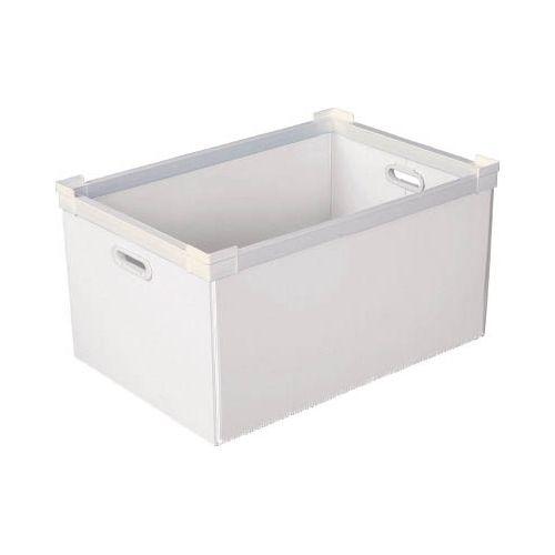 KUNIMORI プラダン NSコンテナ 75L(SWコーナー)ホワイト 78500NS75LWH(代引き不可)【送料無料】