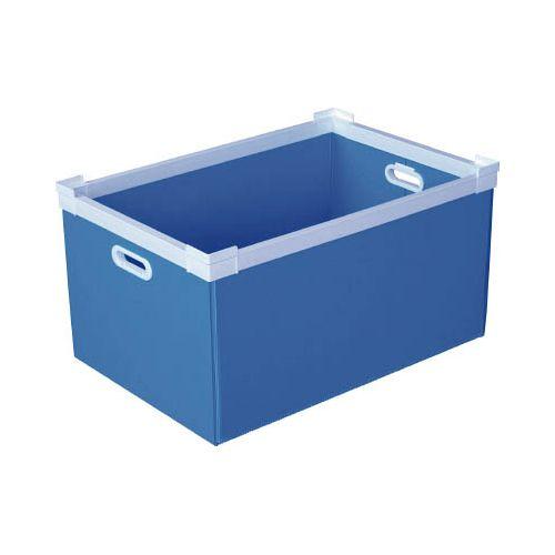 KUNIMORI プラダン NSコンテナ 75L(SWコーナー)ライトブルー 78502NS75LLB(代引き不可)【送料無料】