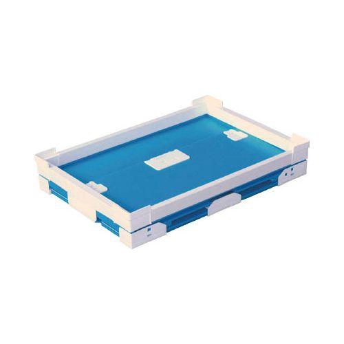KUNIMORI プラダン折畳み FNSコンテナ 40L(SWコーナー)ライトブ 79102FNS40LLB(代引き不可)【送料無料】