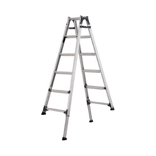 アルインコ 伸縮脚立(ステップ幅広)120cm 最大使用質量100kg PRW120FX(代引き不可)【送料無料】の通販は 32,230円