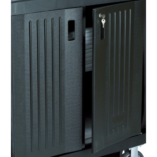 ラバーメイド ハウスキーピングカート用ロック付きドアキット RM6197BK 8036(代引不可)【送料無料】