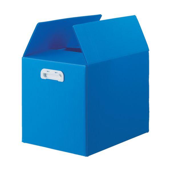 TRUSCO トラスコ ダンボールプラスチックケース 5枚セット A3サイズ 取っ手穴なし ブルー TDPA3D5B 8000(代引不可)【送料無料】