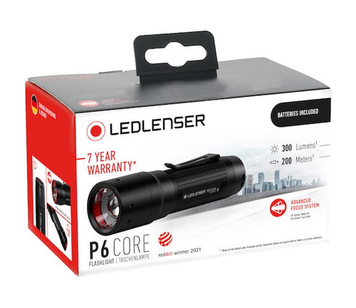 レッドレンザー P6R Core 懐中電灯 ライト ハンディライト 美品 Ledlenser P6R Core ｜フラッシュライト｜レッドレンザー公式通販