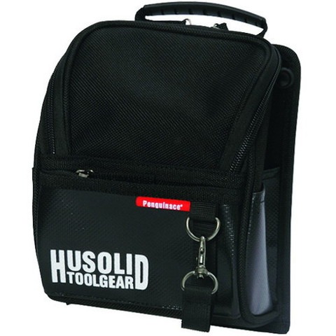 ペンギンエース HUSOLID TOOLGEAR フタ付キ腰袋 L HT005(代引不可)【送料無料】