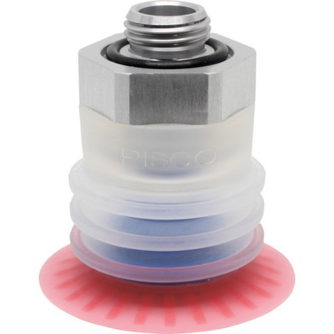 ピスコ 包装袋用真空パッド直付型20度3段G1/2球面型 VPE40PBS23G4FS(代引不可)