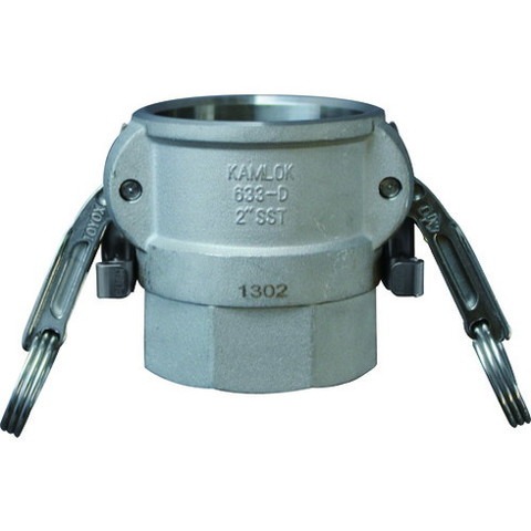 トヨックス 633-DBL カムロック ツインロックタイプカプラー メネジ ステンレス 1-1/4インチ SST 633DBL114SST(代引不可)【送料無料】の通販は