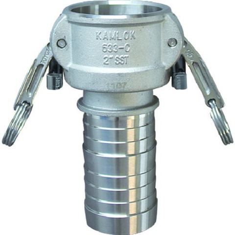 トヨックス 633-CL カムロック ツインロックタイプカプラー ホースシャンク ステンレス 1-1/2インチ SST 633CL112SST(代引不可)【送料無料】