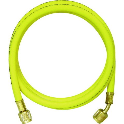 イエロージャケット 1/4"接続3/8 チャージングホースプラス2 244cm 黄 Y20496(代引不可)【送料無料】