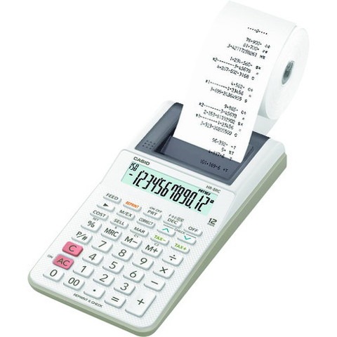 カシオ プリンター電卓 HR8RCWE(代引不可)【送料無料】