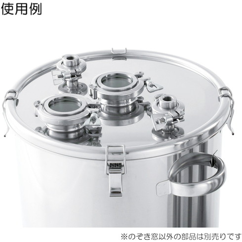 日東 ノゾキ窓 NM-1.5S 日東 NM1.5S 研究用品 ボトル 容器 ステンレスタンク(代引不可)【送料無料】