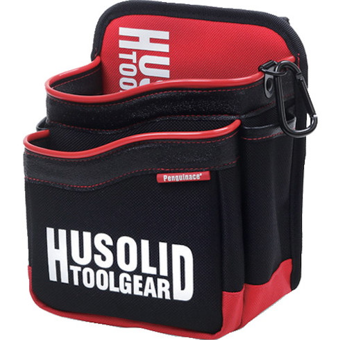 ペンギンエース HUSOLID TOOLGEAR HT-011 レッド ペンギンエース HT011R 手作業工具 バックパック ツールバッグ 工具差し 腰袋(代引不可)【送料無料】 工具差し・収納用品