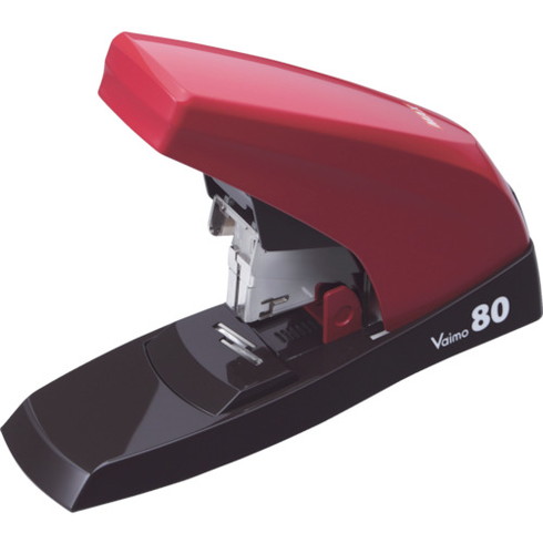 MAX 卓上ホッチキス バイモ80 HD-11UFL/R レッド 80枚トジ MAX HD11UFLR オフィス 住設用品 文房具 パンチ ホッチキス(代引不可)【送料無料】の通販は 6,621円