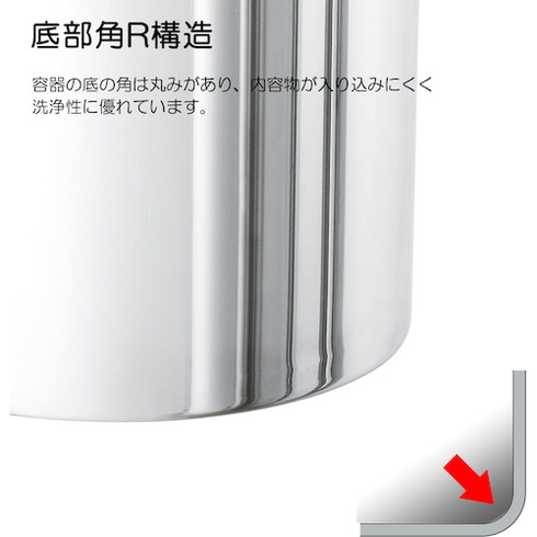 日東 ステンレスタンク ストレート貯蔵用タンク(フタ付) 4L 日東 ST18 