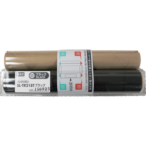 MAX ビーポップ CPM-200用プロセスカラーインクリボン(詰替用)SL-TR218Tブラック 50m巻 MAX SLTR218T オフィス 住設用品 オフィス備品 ラベル用品(代引不可)【送料無料】
