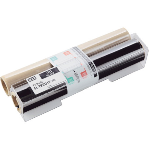 MAX ビーポップ CPM-200用インクリボン(詰替用)SL-TR206Tフカミドリ 50m巻 MAX SLTR206T オフィス 住設用品 オフィス備品 ラベル用品(代引不可)【送料無料】
