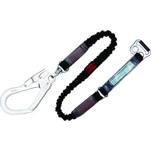 ツヨロン 胴ベルト型用ランヤード ノビロン 黒 ツヨロン TBLABNV593SVBKNBP 保護具 墜落 落下防止用品 胴ベルト型用ランヤード(代引不可)【送料無料】