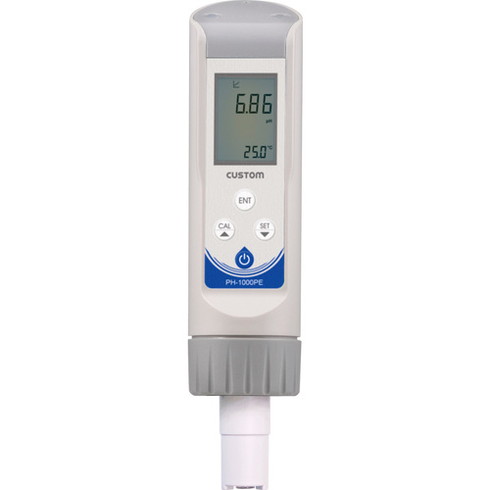 カスタム 防水pH計 カスタム PH1000PE 測定 計測用品 環境計測機器 水質 水分測定器(代引不可)【送料無料】