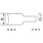 TRUSCO TRUSCO 耐熱150℃収縮チューブ 収縮前内径9.5mm 長サ1m 10本入リ 透明 TRUSCO HR1509.5T 電子機器 電設配線部品 収縮チューブ(代引不可)【送料無料】_1
