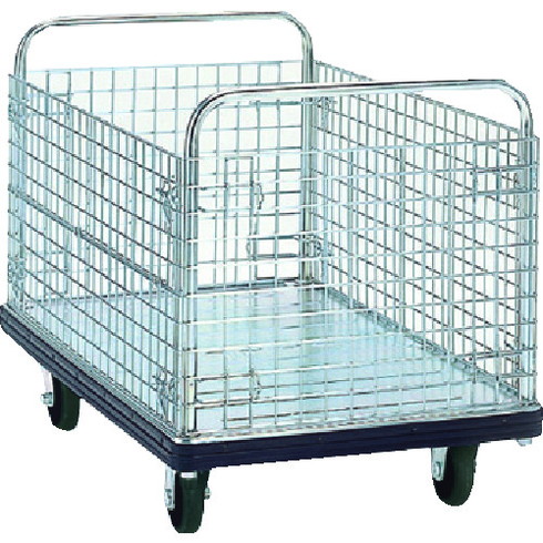 ダンディ スチール台車 ダンディDシリーズ タイプDA カゴ台車 W900XD600 ダンディ DABW 搬送機器 運搬台車 プレス製運搬車(代引不可)【送料無料】の通販は