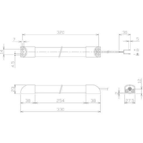 日機 簡易防水型LEDリニアライト DC24V 日機 NLT310DCS 工事 照明用品 作業灯 照明用品 照明器具(代引不可)【送料無料】