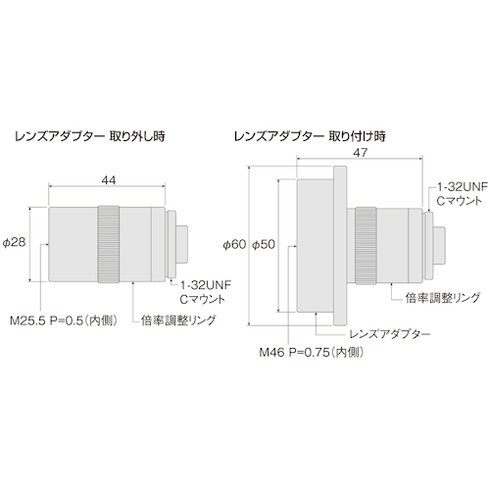 HOZAN 顕微鏡用品 レンズ(Cマウントカメラ用) 倍率0.19~0.93倍 HOZAN L630 測定 計測用品 光学 精密測定機器 顕微鏡(代引不可)【送料無料