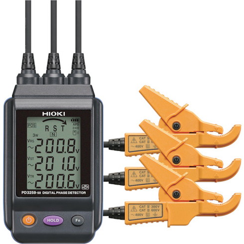HIOKI 電圧計付検相器ワイヤレスセット PD3259-90 HIOKI PD325990 測定 計測用品 工業用計測機器 検相器(代引不可)【送料無料】_1