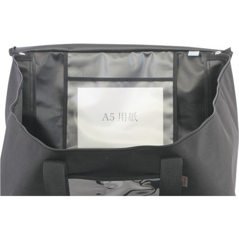 SANEI 折リ畳ミコンテナバッグ 75L 黒 SANEI WSCB7501 物流 保管用品 コンテナ パレット 折りたたみコンテナ(代引不可)【送料無料】_6