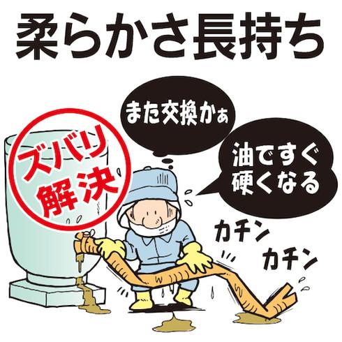 トヨックス 工場設備配管・各種機械配管用耐圧ブレードホース(耐油) ハイパートヨロンホース 内径50mm×外径62mm 長サ10m HPT-50-10 トヨックス HPT5010 空圧用品 流体継手 チューブ 工業用ホース(代引不可)【送料無料】の通販は