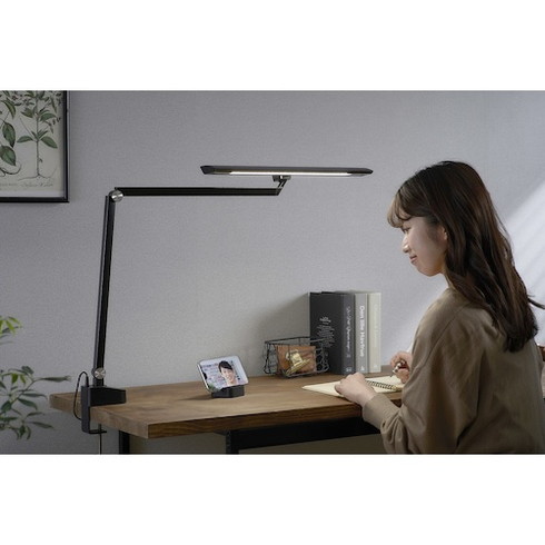 IRIS 578020 デスクライト クランプタイプ ブラック IRIS LDLTCDLB 工事 照明用品 作業灯 照明用品 電気スタンド(代引不可)【送料無料】