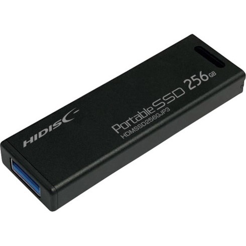 ハイディスク MiniStickポータブルSSD 256GB USB3.2Gen2対応データ 録画用 ハイディスク HDMSSD256GJP3R オフィス 住設用品 OA用品 メモ