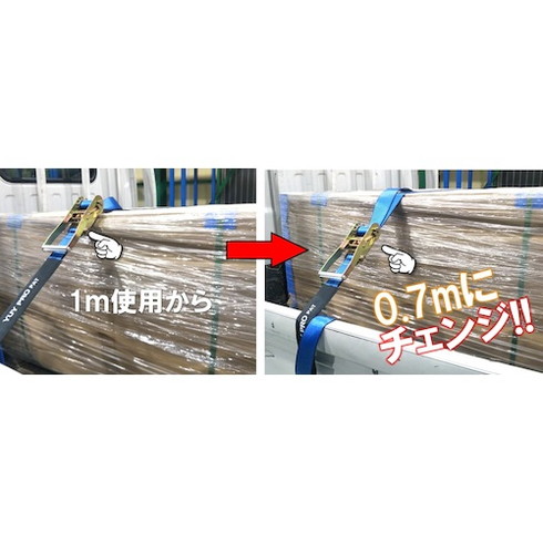 YUYPRO ラッシング武蔵 J型フック5m YUYPRO YLL001 荷役用品 吊りクランプ スリング 荷締機 荷締機(代引不可)【送料無料】