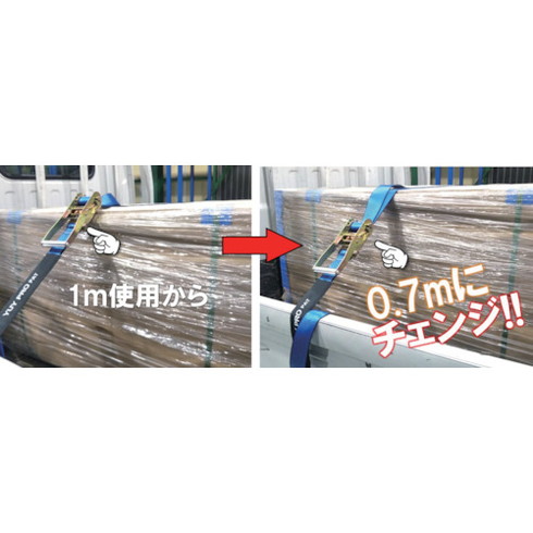 YUYPRO ラッシング武蔵 J型フック5m YUYPRO YLL001 荷役用品 吊りクランプ スリング 荷締機 荷締機(代引不可)【送料無料】