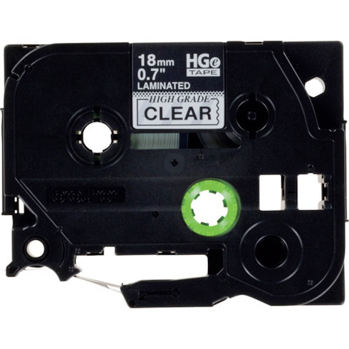 ブラザー HGEテープ 黒字/透明地/18mm ブラザー HGE141V オフィス 住設用品 オフィス備品 ラベル用品(代引不可)【送料無料】