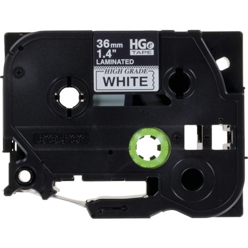 ブラザー HGEテープ 黒字/白地/36mm ブラザー HGE261V オフィス 住設用品 オフィス備品 ラベル用品(代引不可)【送料無料】の通販は 9,440円