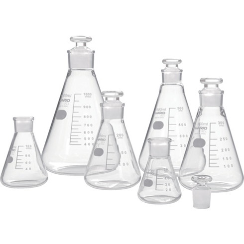 HARIO 共栓三角フラスコ500ml(TS27) HARIO TSF500SCI 研究用品 理化学