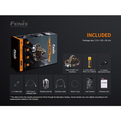 FENIX 充電式LEDライト HP30RV20BLACK FENIX HP30RV20BLACK 工事 照明用品 作業灯 照明用品  ヘッドライト(代引不可)【送料無料】｜au PAY マーケット