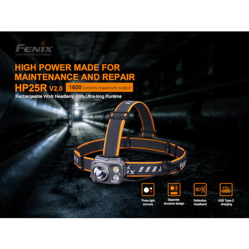 FENIX 充電式LEDライト HP25RV20GRAY FENIX HP25RV20GRAY 工事 照明用品 作業灯 照明用品 ヘッドライト(代引不可)【送料無料】_9