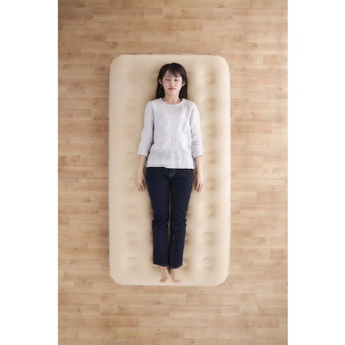IRIS 100353 電動エアーベッド シングル アイボリー IRIS EABS 環境改善用品 防災 防犯用品 避難生活用品(代引不可)【送料無料】_1