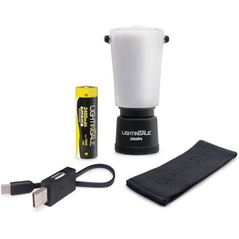 ライティンゲイル LEDミニランタンBonfire+3400mAh充電池 ライティン
