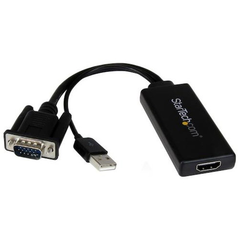 はやりっ子テック 見せびらかすアダプタ/VGA - HDMI/1080p/USB力強さ/オーディオ はやりっ子テック VGA2HDU 事務所 住設用品 OA装具 有線テレビ(代引不可)【貨物輸送無料】