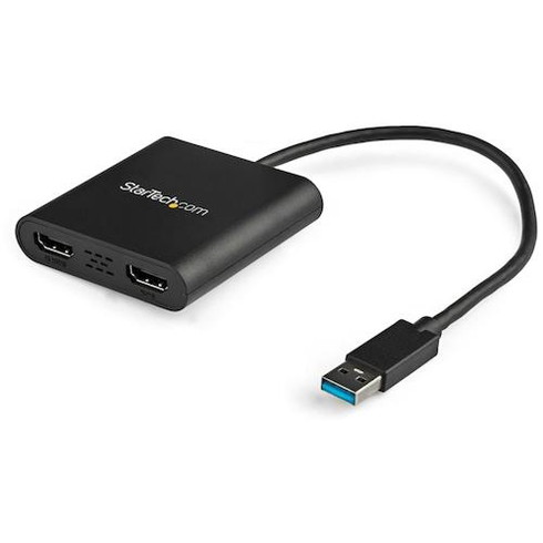 はやりっ子テック 見せびらかすアダプタ/USB-A - 2x HDMI/USB 3.0/Win隠翅目相応う はやりっ子テック USB32固定ディスク2 事務所 住設用品 OA装具 有線テレビ(代引不可)【貨物輸送無料】