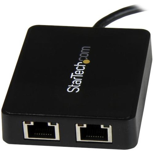 スターテック LANアダプター/USB-C/2x RJ45/10/100/1000Mbps/1x USB-Aポート スターテック US1GC301AU2R オフィス 住設用品 OA用品 ケーブル(代引不可)【送料無料】_1