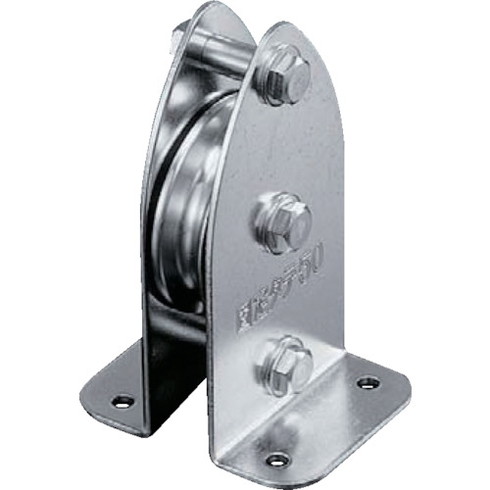 フジワラ 固定ブロック タテ型1車 50mm フジワラ K501 荷役用品 吊りクランプ スリング 荷締機 滑車(代引不可)【送料無料】