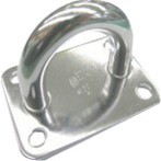 水本 ステンレス アイプレート 60mm×85mm 水本 IP14 金物 建築資材 建築金物 荷役金具(代引不可)【送料無料】の通販は