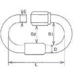 水本 ステンレス OPMMリング 線径13mm長サ84mm 水本 OP13 金物 建築資材 建築金物 荷役金具(代引不可)【送料無料】